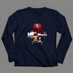 Charlie Brown And Snoopy Dog Watching City San Francisco 49ers 6 Long Sleeves