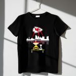 Charlie Brown And Snoopy Dog Watching Kansas City Chiefs 1 T Shirt