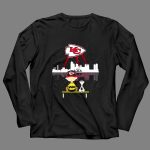 Charlie Brown And Snoopy Dog Watching Kansas City Chiefs 4 Long Sleeves