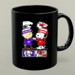 Charlie Brown And Snoopy Kansas Wildcats And Chiefs 1 mug.jpg