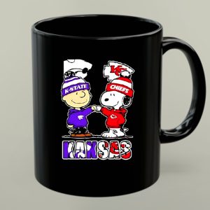 Charlie Brown And Snoopy Kansas Wildcats And Chiefs 1 mug.jpg