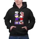 Charlie Brown And Snoopy Kansas Wildcats And Chiefs 2 Hoodie