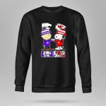 Charlie Brown And Snoopy Kansas Wildcats And Chiefs 9 Sweatshirt