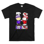 Charlie Brown And Snoopy Kansas Wildcats And Chiefs T Shirt 6