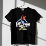 Charlie Brown And Snoopy Watching City Baltimore Orioles 1 T Shirt