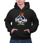 Charlie Brown And Snoopy Watching City Baltimore Orioles 2 Hoodie