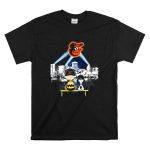 Charlie Brown And Snoopy Watching City Baltimore Orioles T Shirt 6