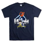 Charlie Brown And Snoopy Watching City Baltimore Orioles T Shirt 7
