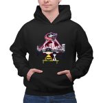 Charlie Brown And Snoopy Watching City Columbus Blue Jackets 2 Hoodie.jpg
