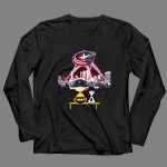 Charlie Brown And Snoopy Watching City Columbus Blue Jackets 4 Long Sleeves.jpg