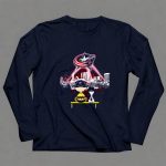 Charlie Brown And Snoopy Watching City Columbus Blue Jackets 6 Long Sleeves.jpg