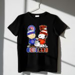 Charlie Brown And Snoopy X Chicago Cubs And Chicago Bears 1 T Shirt