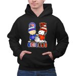 Charlie Brown And Snoopy X Chicago Cubs And Chicago Bears 2 Hoodie