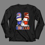 Charlie Brown And Snoopy X Chicago Cubs And Chicago Bears 4 Long Sleeves
