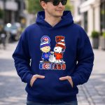 Charlie Brown And Snoopy X Chicago Cubs And Chicago Bears 8 Hoodie