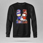 Charlie Brown And Snoopy X Chicago Cubs And Chicago Bears 9 Sweatshirt