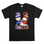 Charlie Brown And Snoopy X Chicago Cubs And Chicago Bears T Shirt 6