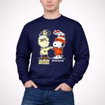 Charlie Brown Colorado Buffaloes and Snoopy Denver Broncos 3 Sweatshirt
