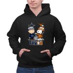 Charlie Brown Dallas Cowboys Touch Hand Snoopy Texas Longhorns Skyline 2 Hoodie