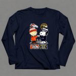 Charlie Brown Denver Broncos touch hand Snoopy Denver Nuggets skyline 6 Long Sleeves