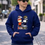 Charlie Brown Denver Broncos touch hand Snoopy Denver Nuggets skyline 8 Hoodie