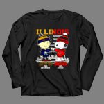 Charlie Brown Fighting Irish On Saturdays X Snoopy Bears On Sundays Skyline 4 Long Sleeves
