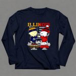 Charlie Brown Fighting Irish On Saturdays X Snoopy Bears On Sundays Skyline 6 Long Sleeves