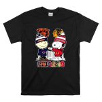 Charlie Brown Fist Bump Snoopy Chicago Bears And Chicago Blackhawks T Shirt 6