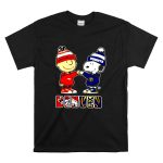 Charlie Brown Fist Bump Snoopy Denver City Sports Broncos X Nuggets T Shirt 6