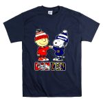 Charlie Brown Fist Bump Snoopy Denver City Sports Broncos X Nuggets T Shirt 7