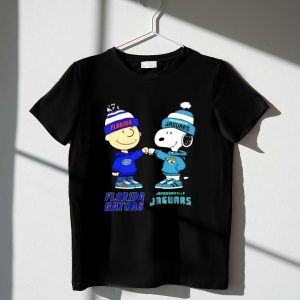Charlie Brown Fist Bump Snoopy Florida Gators X Jacksonville Jaguars 1 T Shirt.jpg