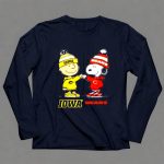 Charlie Brown Fist Bump Snoopy Iowa Hawks X Chicago Bears 6 Long Sleeves
