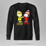 Charlie Brown Fist Bump Snoopy Iowa Hawks X Chicago Bears 9 Sweatshirt