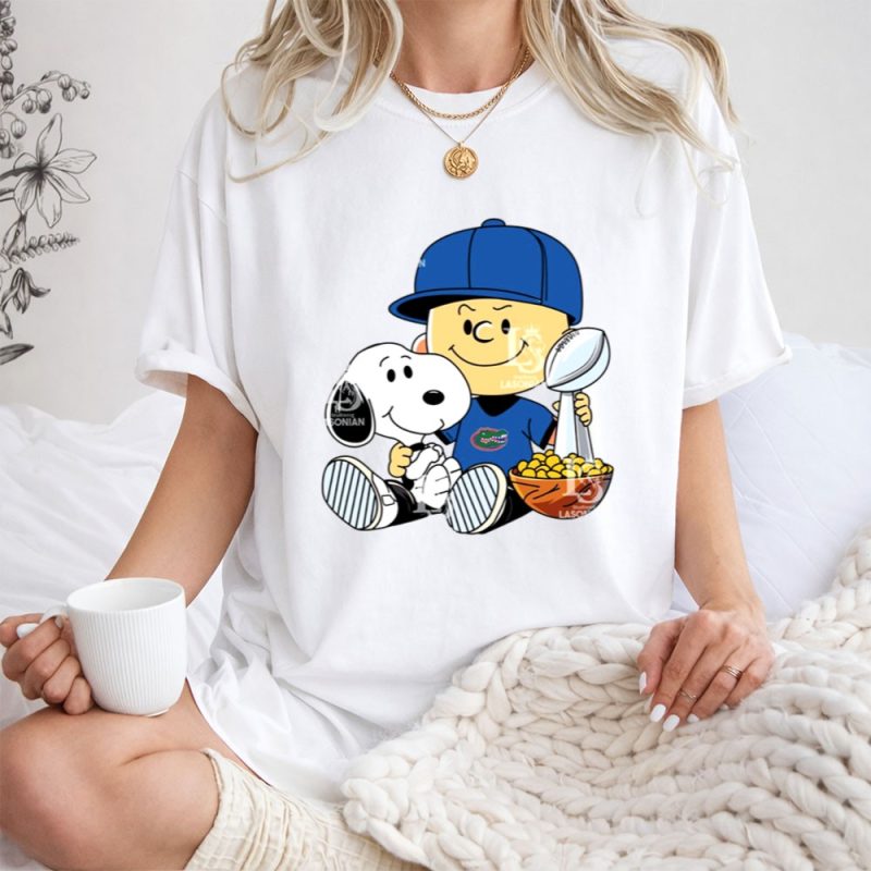 Charlie Brown Hug Snoopy Champions 1 T Shirt.jpg