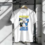Charlie Brown Michigan Wolverines on Saturday and Snoopy Detroit Lions on Sunday T Shirt 6.jpg