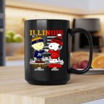 Charlie Brown Notre Dame Fighting Irish On Saturdays X Snoopy Chicago Bears On Sundays Skyline 2 mug.jpg