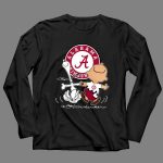 Charlie Brown Snoopy Alabama Crimson Tide 4 Long Sleeves