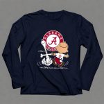 Charlie Brown Snoopy Alabama Crimson Tide 6 Long Sleeves
