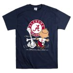 Charlie Brown Snoopy Alabama Crimson Tide T Shirt 7