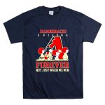 Charlie Brown Snoopy Arizona Diamondbacks baseball forever not just when we win T Shirt 7.jpg