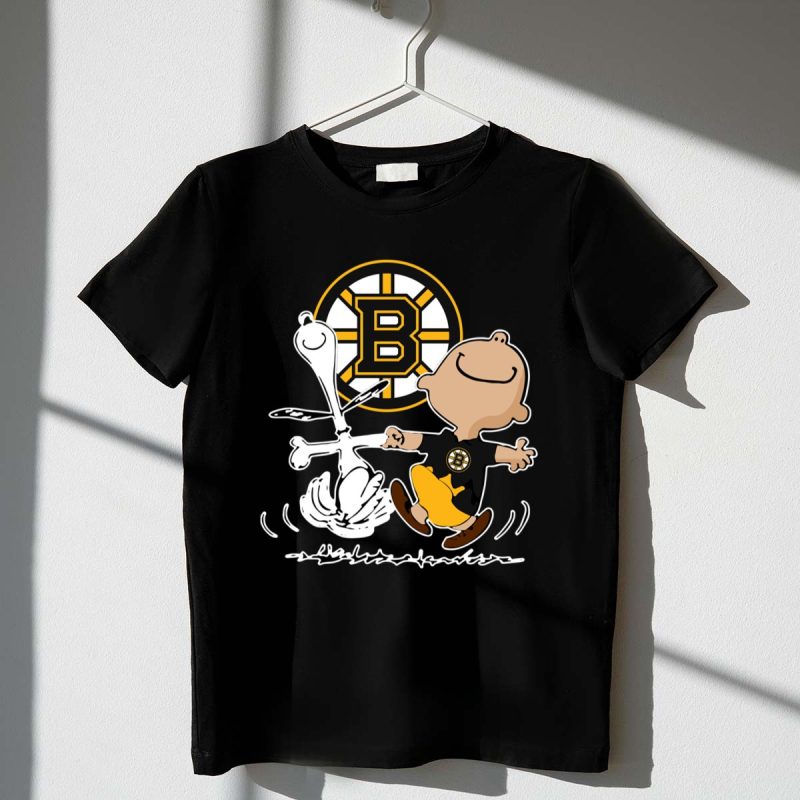 Charlie Brown Snoopy Boston Bruins Dance 1 T Shirt