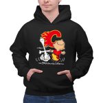 Charlie Brown Snoopy Calgary Flames Dance 2 Hoodie.jpg