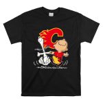 Charlie Brown Snoopy Calgary Flames Dance T Shirt 6.jpg