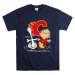 Charlie Brown Snoopy Calgary Flames Dance T Shirt 7.jpg
