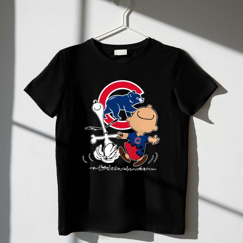Charlie Brown Snoopy Chicago Cubs Dance Funny 1 T Shirt