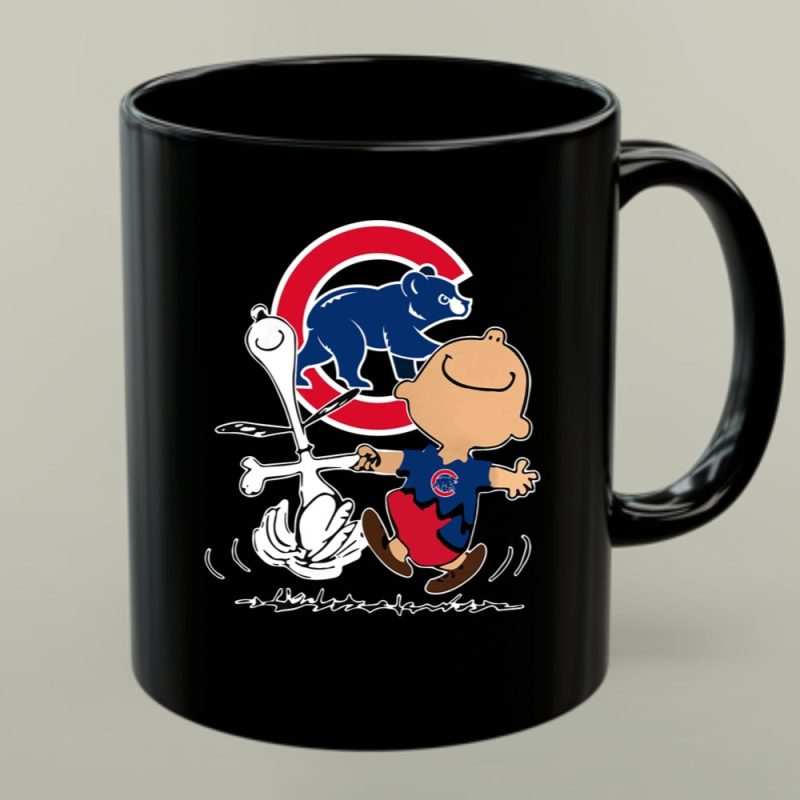 Charlie Brown Snoopy Chicago Cubs Dance Funny 1 Mug.jpg