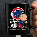 Charlie Brown Snoopy Chicago Cubs Dance Funny 3 mug.jpg