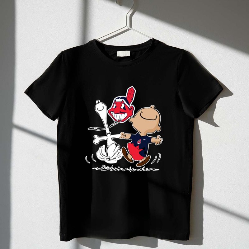 Charlie Brown Snoopy Cleveland Indians Dance 1 T Shirt.jpg