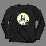 Charlie Brown Snoopy Colorado Avalanche Halloween Moon Scene 4 Long Sleeves.jpg