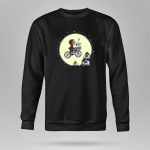 Charlie Brown Snoopy Colorado Avalanche Halloween Moon Scene 9 Sweatshirt.jpg